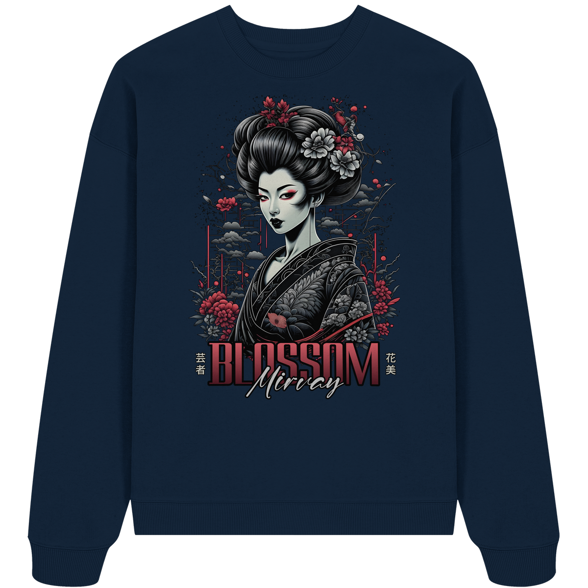 Mirvay Tokyo Blossom - Organic Oversize Sweatshirt