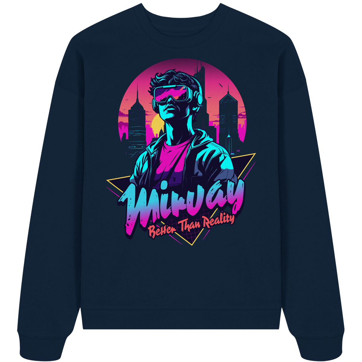 Mirvay Fancy Reality - Organic Oversize Sweatshirt