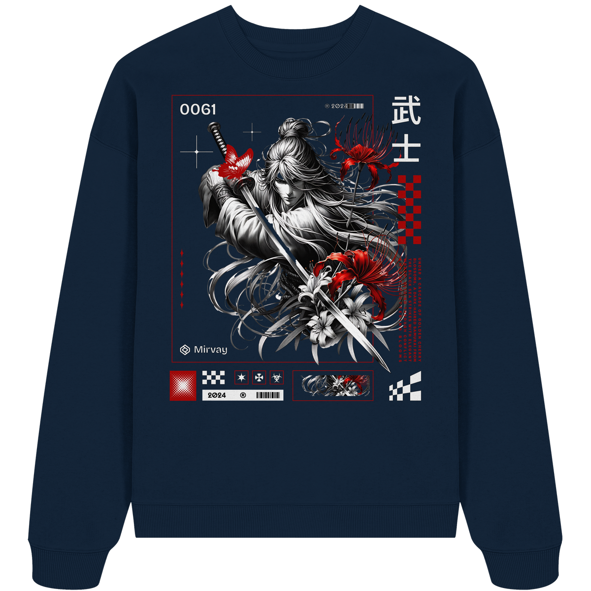 Mirvay Tokyo Fighter - Organic Oversize Sweatshirt