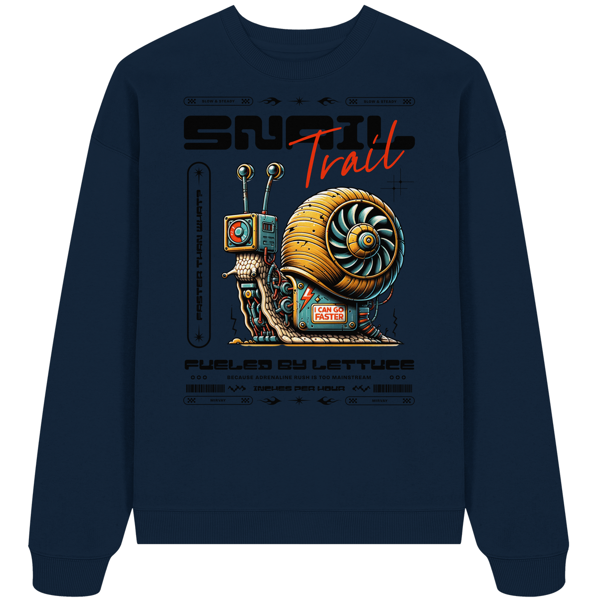 Mirvay Animal Snail - Organic Oversize Sweatshirt