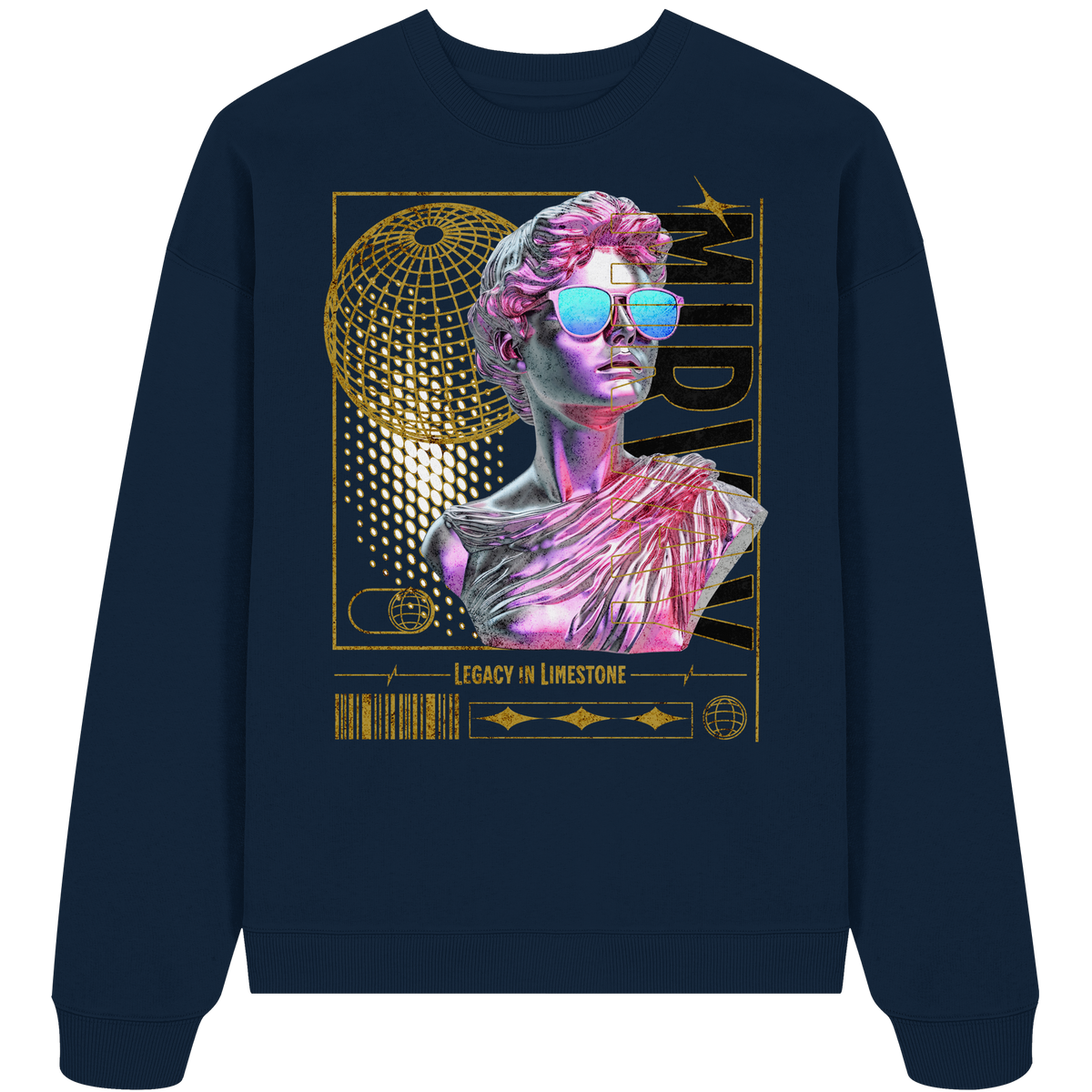 Mirvay Greek Legacy - Organic Oversize Sweatshirt