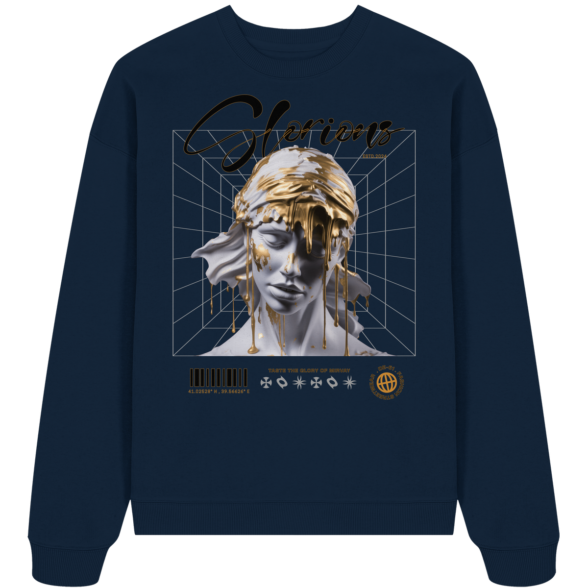 Mirvay Greek Glorions - Organic Oversize Sweatshirt