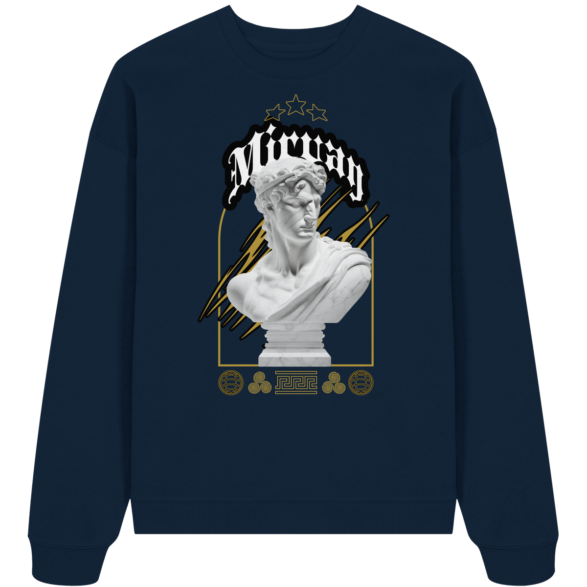 Mirvay Greek Brave - Organic Oversize Sweatshirt