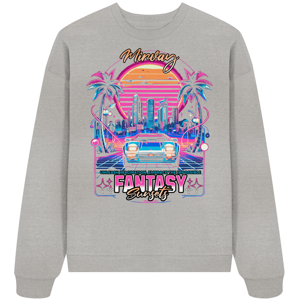 Mirvay Fancy City - Organic Oversize Sweatshirt