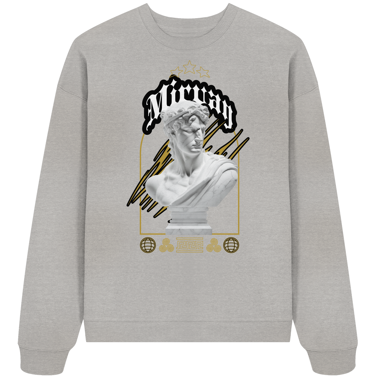 Mirvay Greek Brave - Organic Oversize Sweatshirt