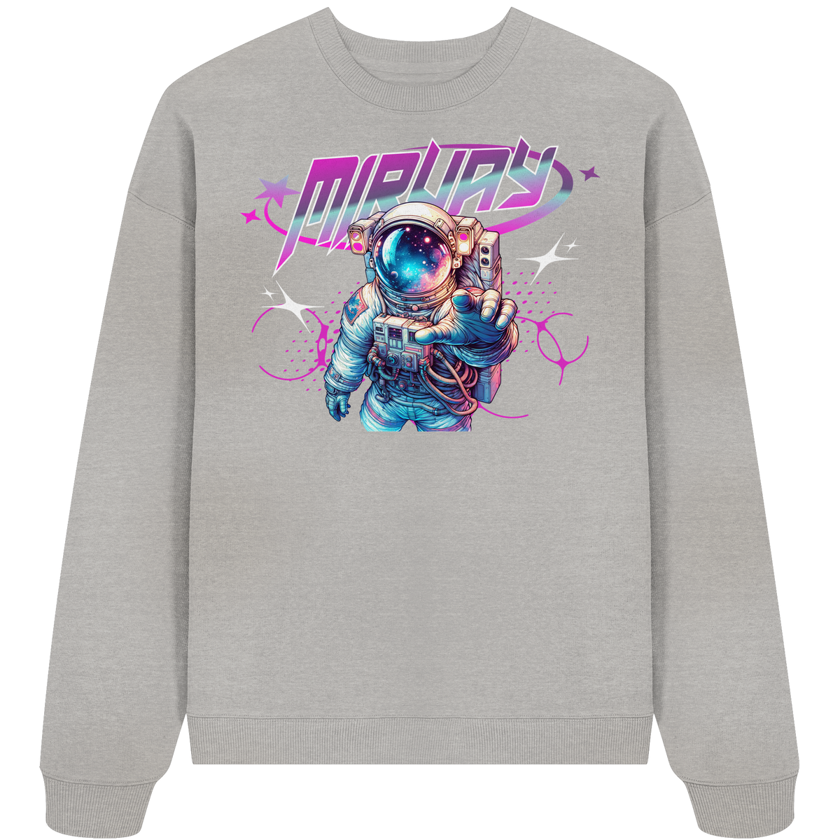 Mirvay Fancy Galaxy - Organic Oversize Sweatshirt