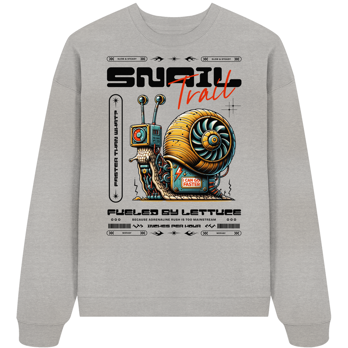 Mirvay Animal Snail - Organic Oversize Sweatshirt