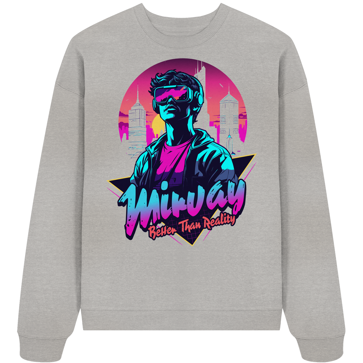 Mirvay Fancy Reality - Organic Oversize Sweatshirt