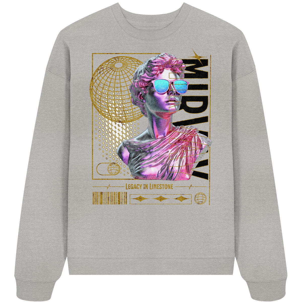 Mirvay Greek Legacy - Organic Oversize Sweatshirt