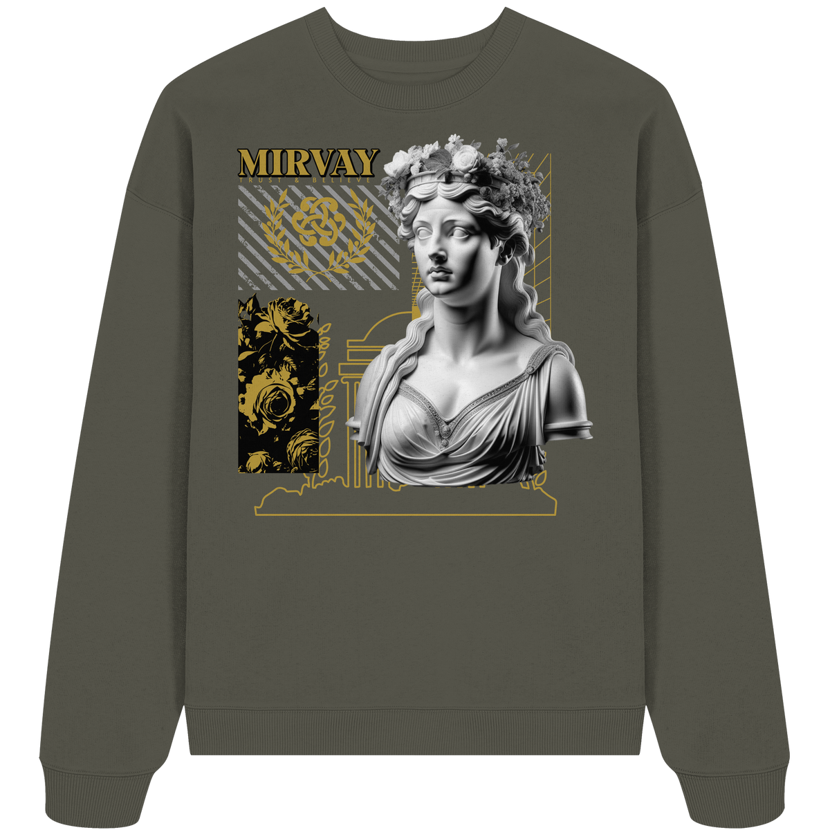 Mirvay Greek Victory - Organic Oversize Sweatshirt