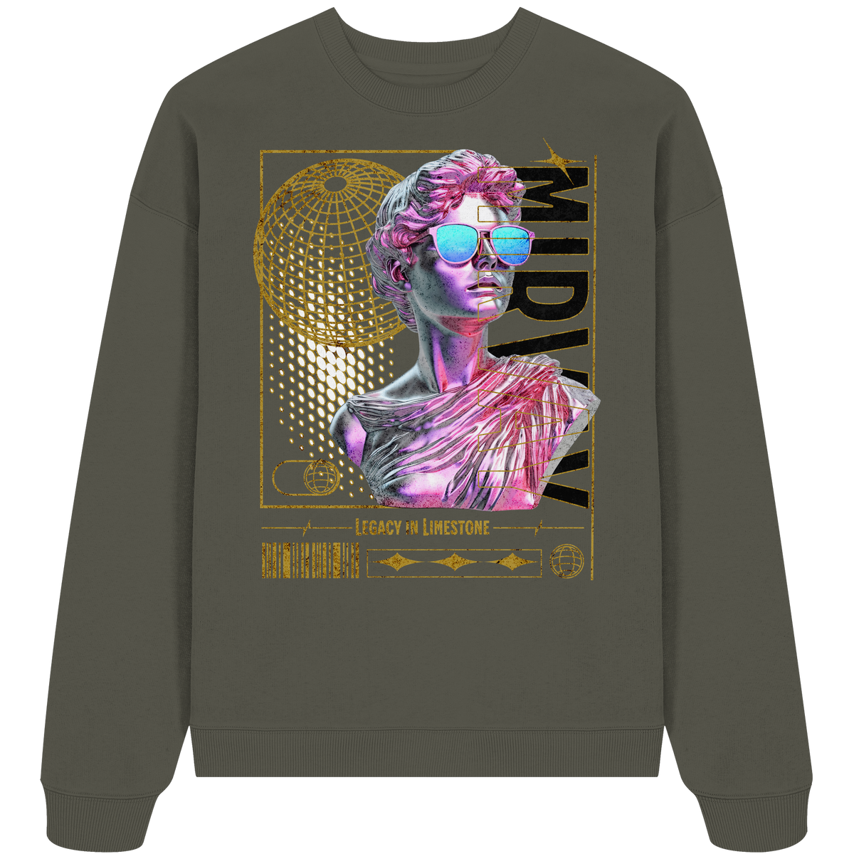 Mirvay Greek Legacy - Organic Oversize Sweatshirt