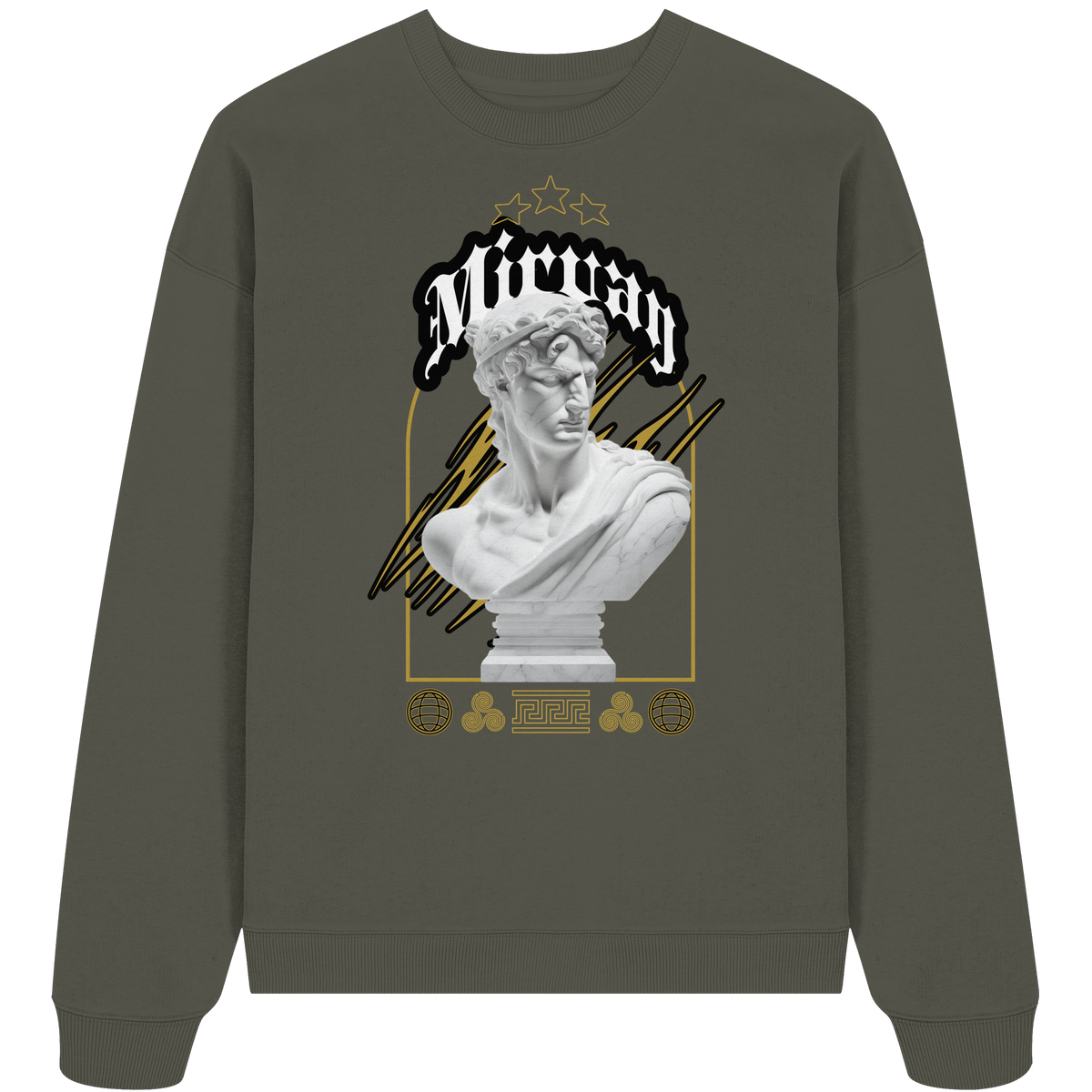 Mirvay Greek Brave - Organic Oversize Sweatshirt