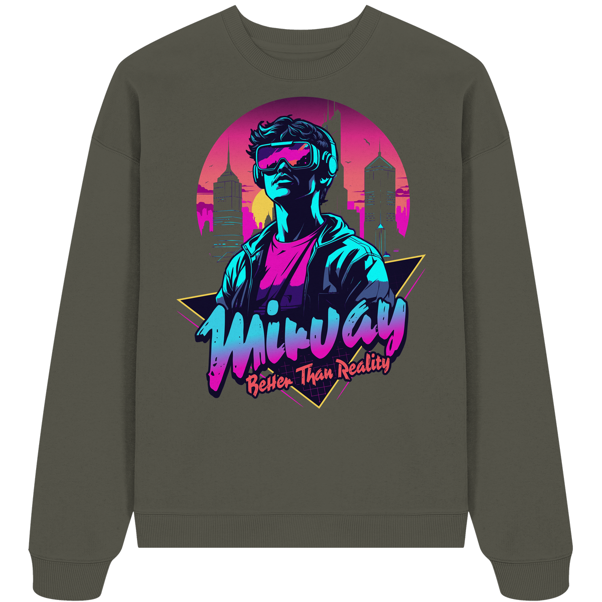 Mirvay Fancy Reality - Organic Oversize Sweatshirt