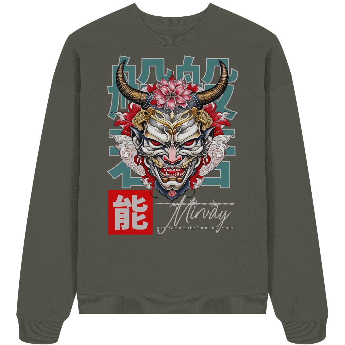 Mirvay Tokyo Mask - Organic Oversize Sweatshirt