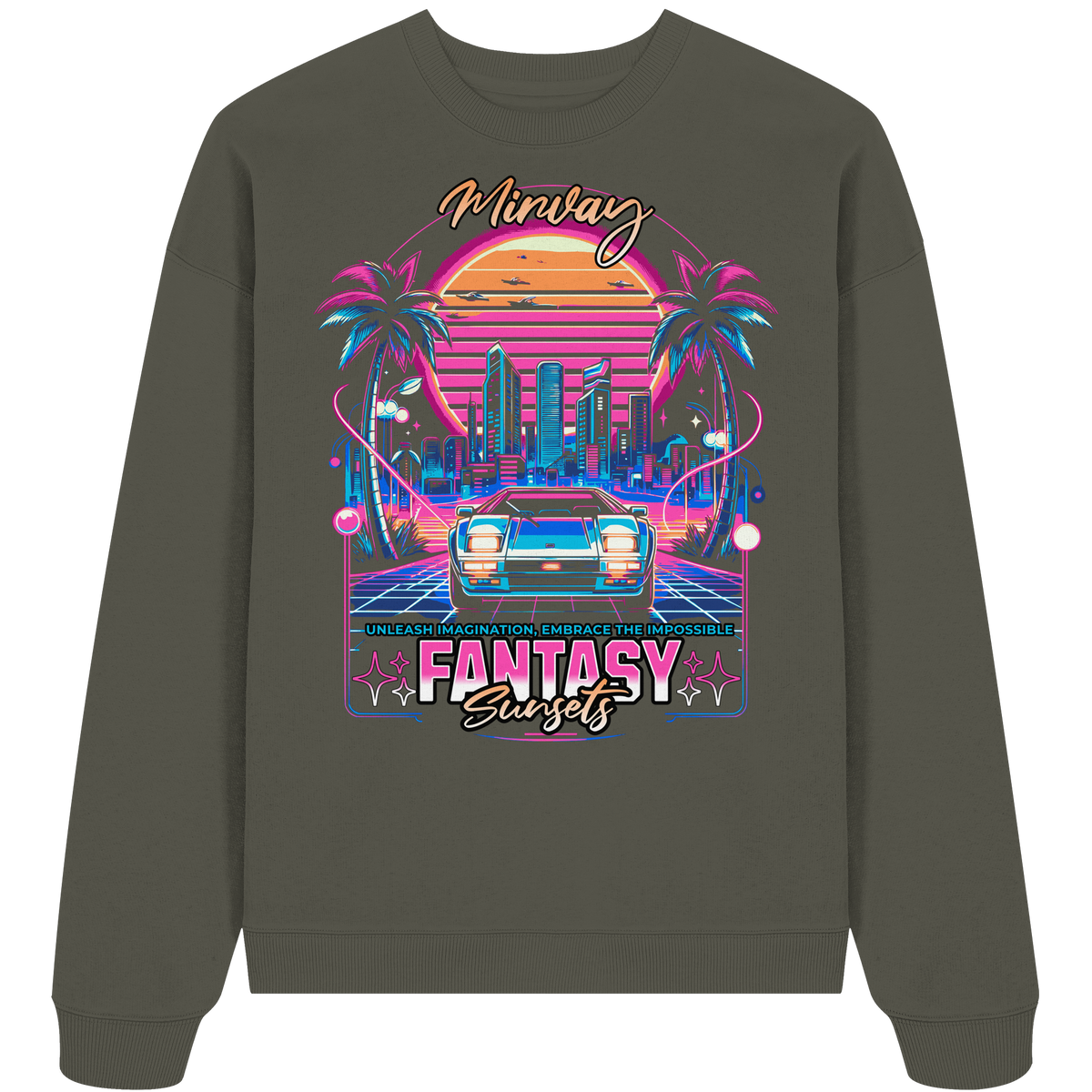 Mirvay Fancy City - Organic Oversize Sweatshirt