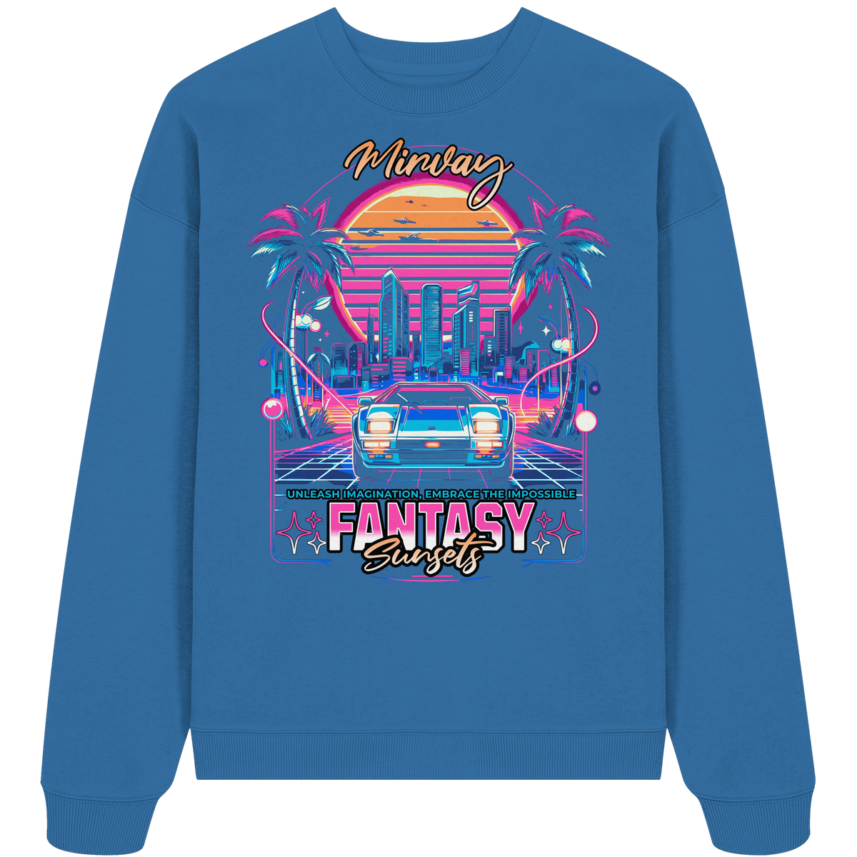 Mirvay Fancy City - Organic Oversize Sweatshirt