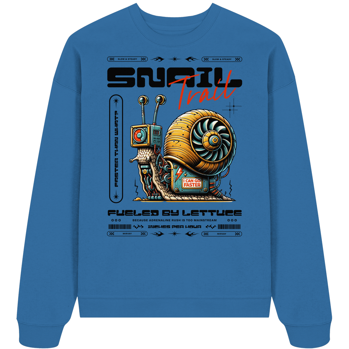 Mirvay Animal Snail - Organic Oversize Sweatshirt