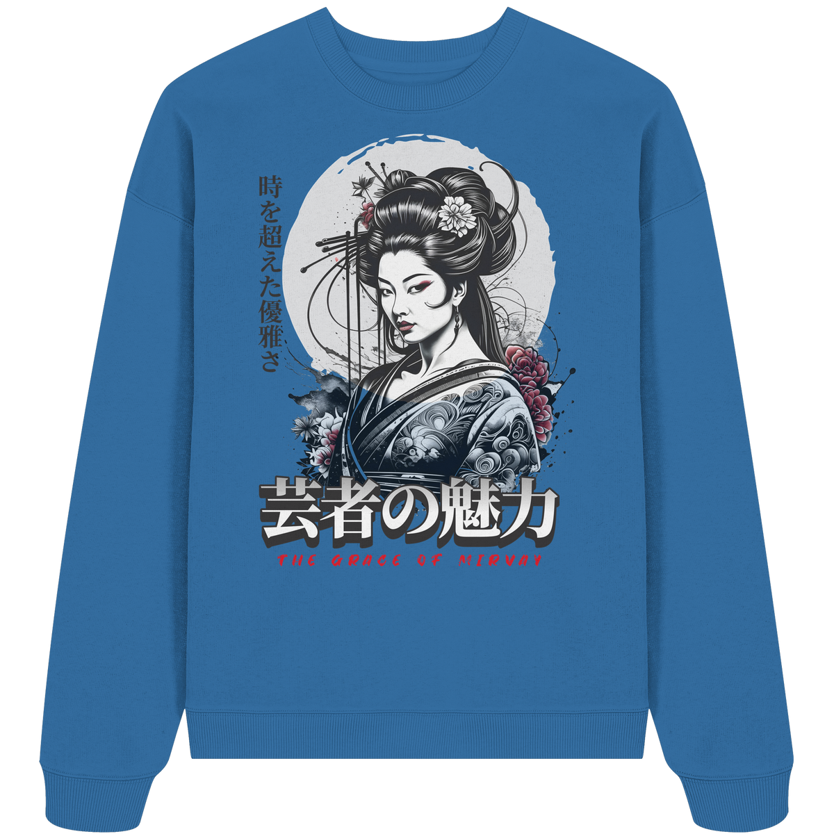 Mirvay Tokyo Geisha Grace - Organic Oversize Sweatshirt