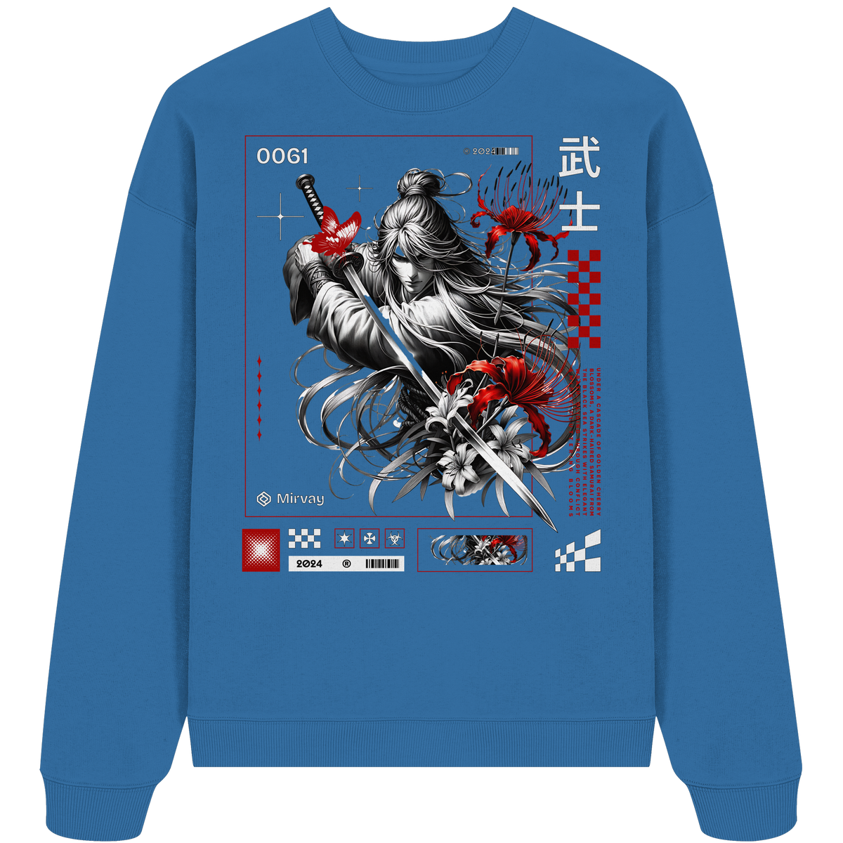 Mirvay Tokyo Fighter - Organic Oversize Sweatshirt