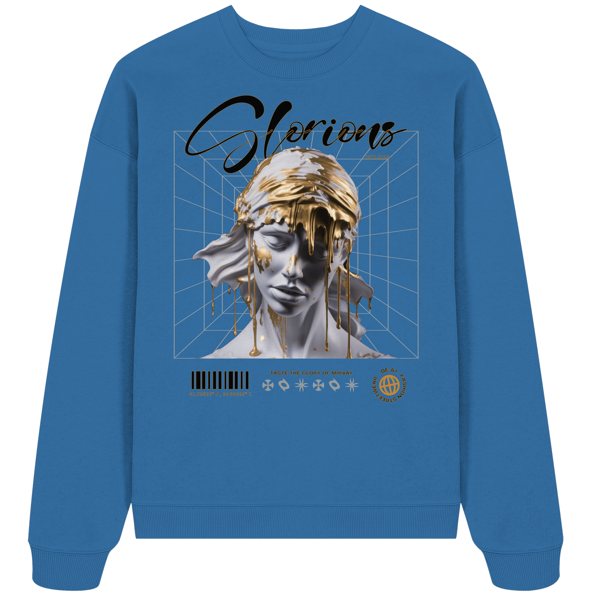 Mirvay Greek Glorions - Organic Oversize Sweatshirt