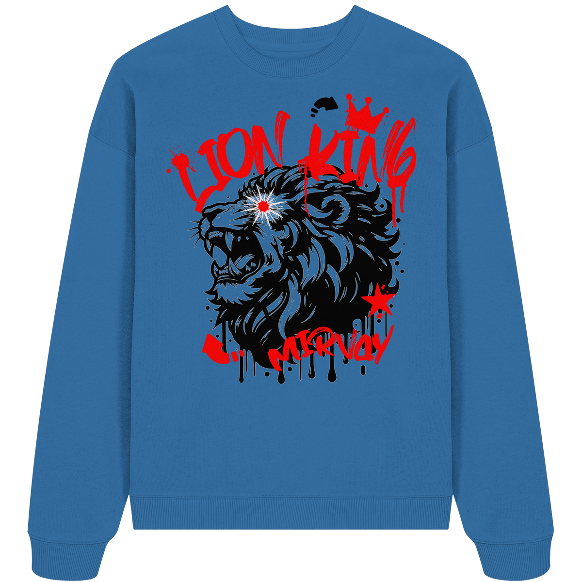 Mirvay Summer Lion King - Organic Oversize Sweatshirt