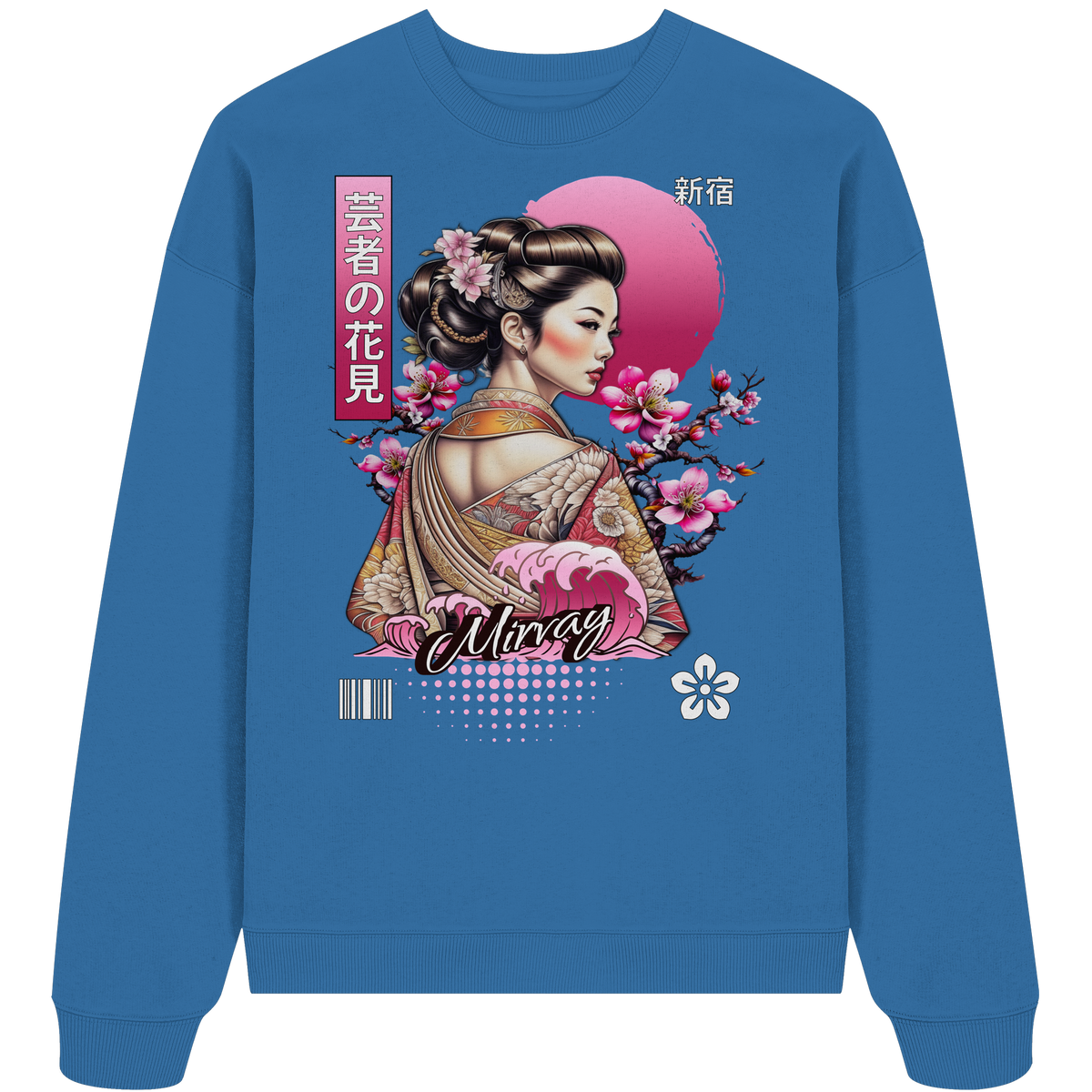 Mirvay Tokyo Geisha Shadow - Organic Oversize Sweatshirt