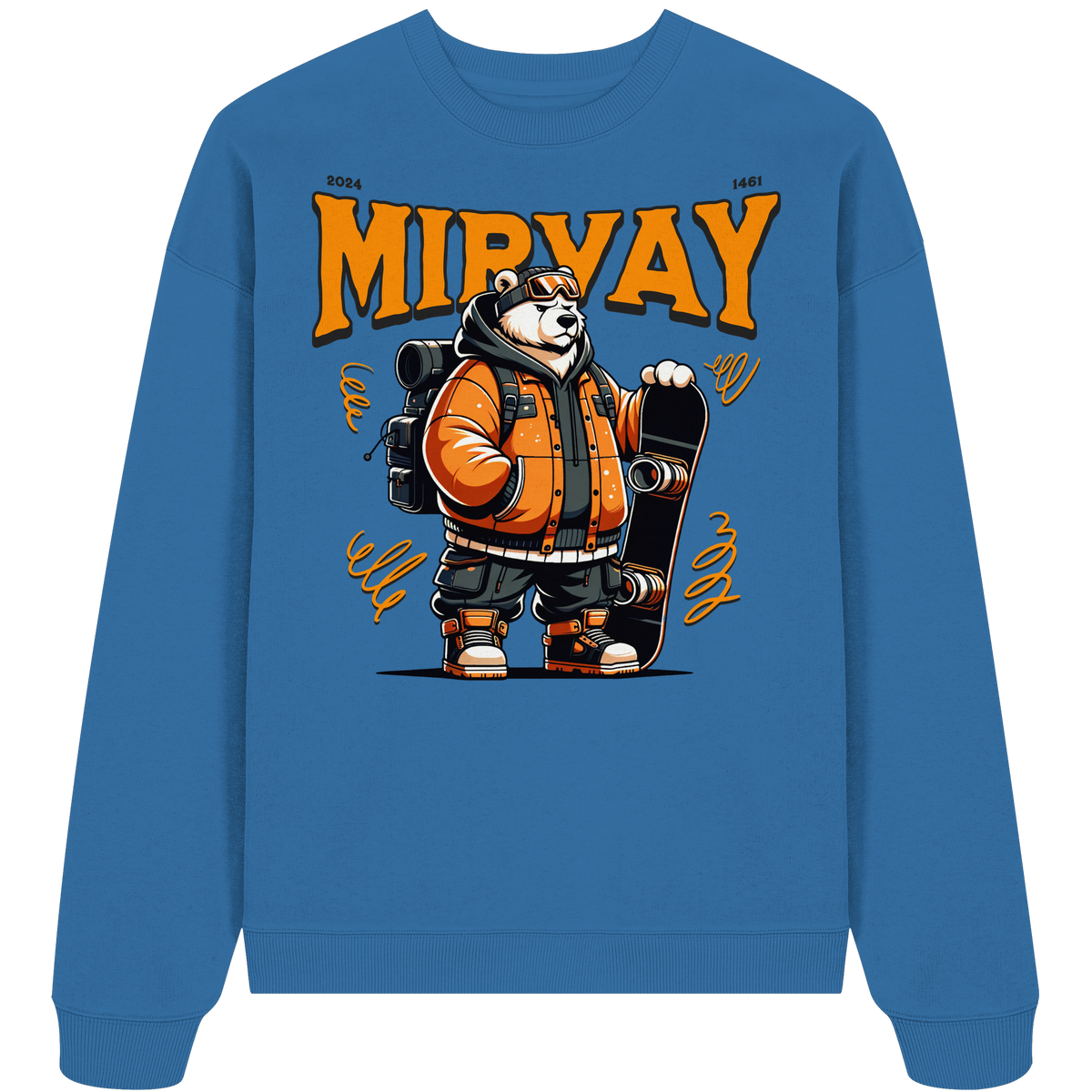 Mirvay Animal Polar Bear - Organic Oversize Sweatshirt