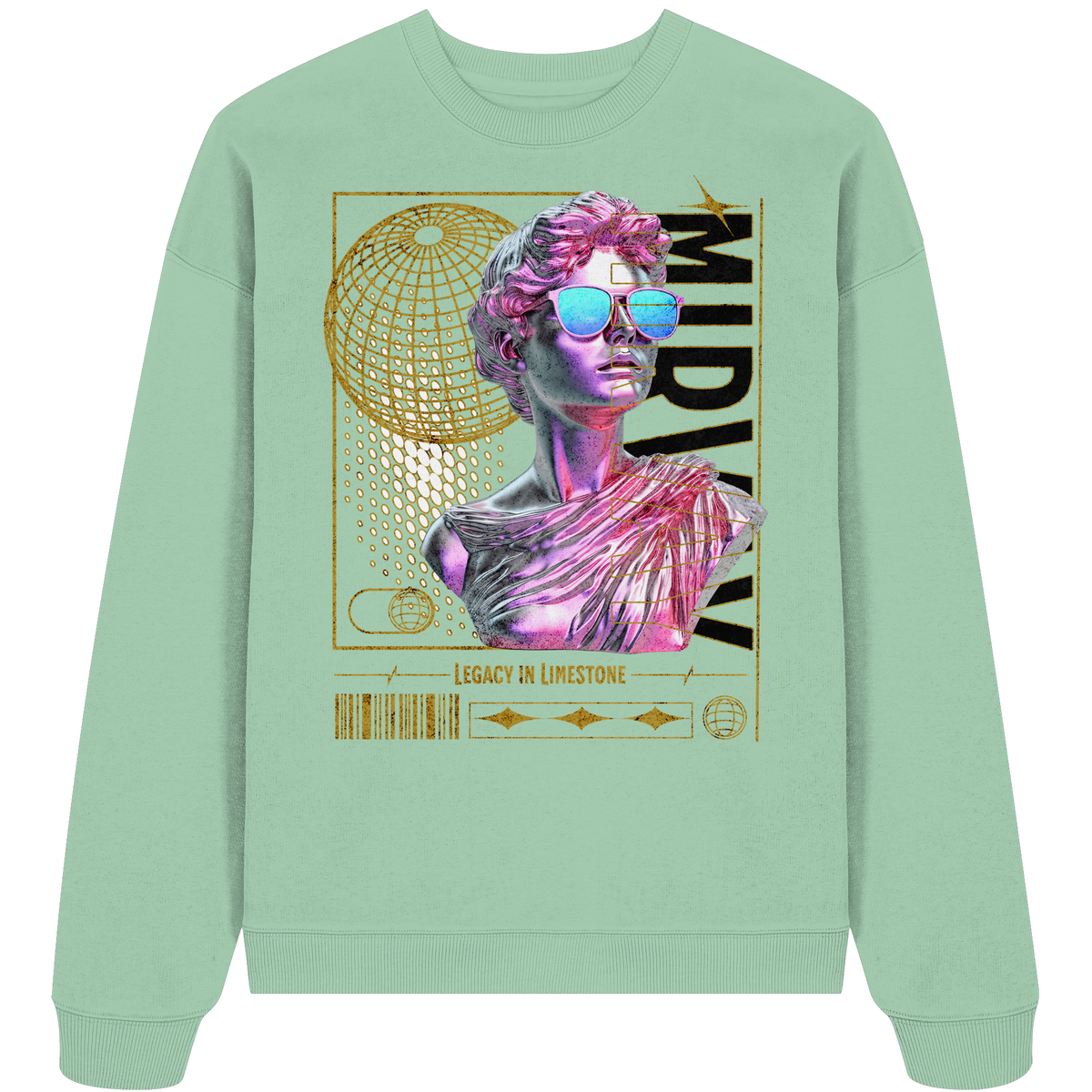 Mirvay Greek Legacy - Organic Oversize Sweatshirt