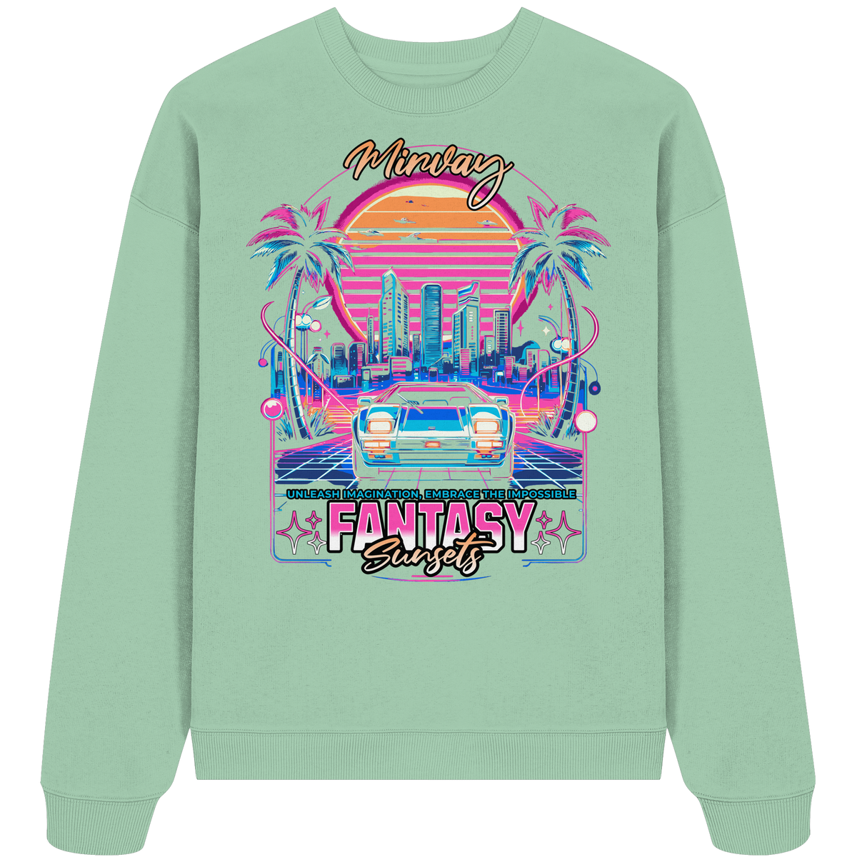 Mirvay Fancy City - Organic Oversize Sweatshirt