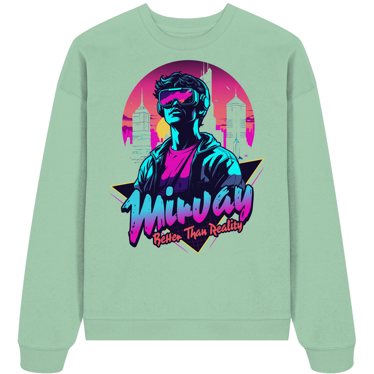 Mirvay Fancy Reality - Organic Oversize Sweatshirt