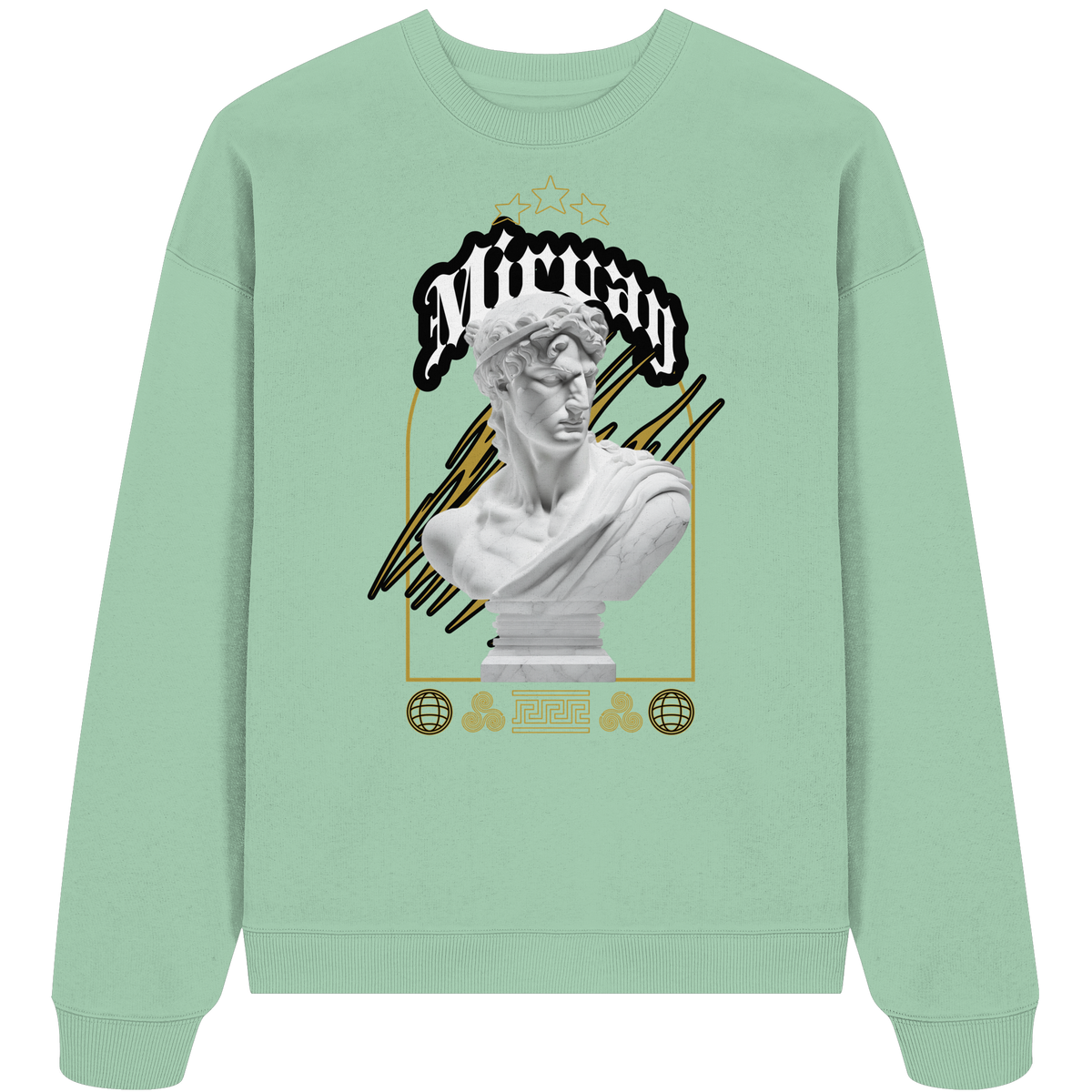 Mirvay Greek Brave - Organic Oversize Sweatshirt