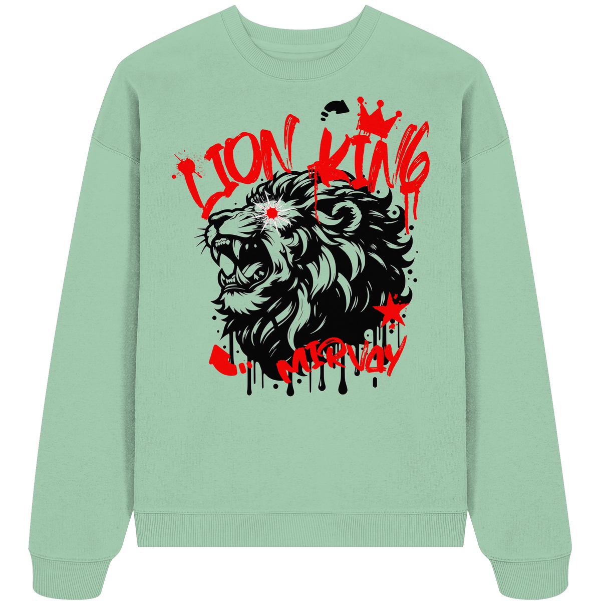 Mirvay Summer Lion King - Organic Oversize Sweatshirt