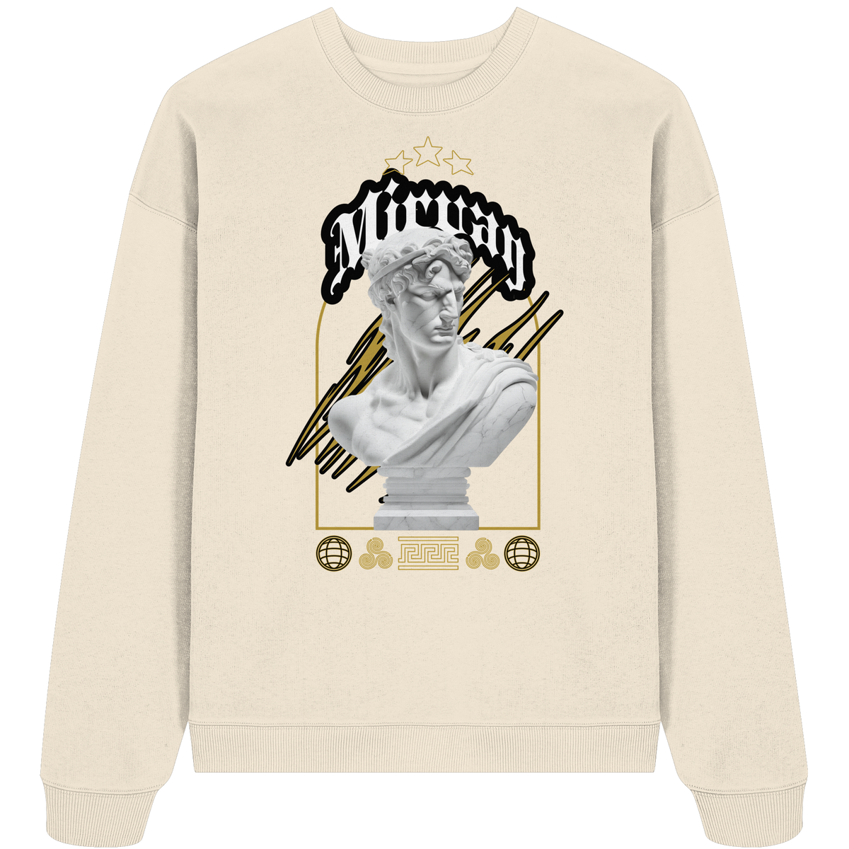 Mirvay Greek Brave - Organic Oversize Sweatshirt