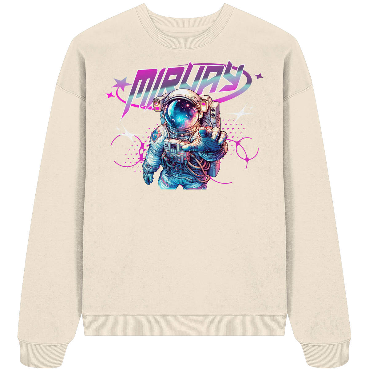 Mirvay Fancy Galaxy - Organic Oversize Sweatshirt