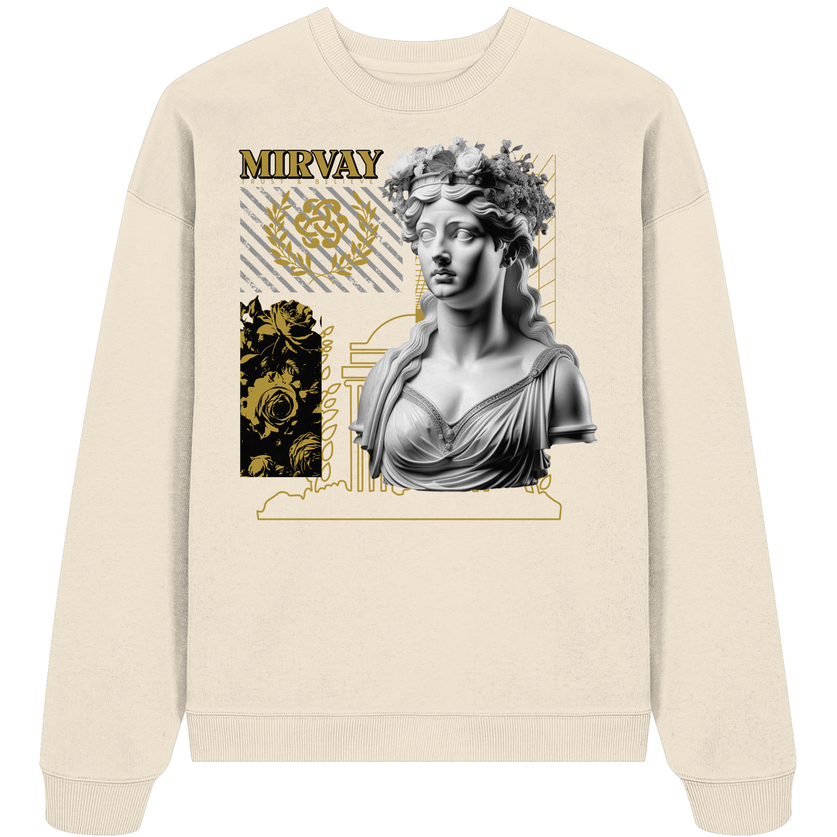 Mirvay Greek Victory - Organic Oversize Sweatshirt