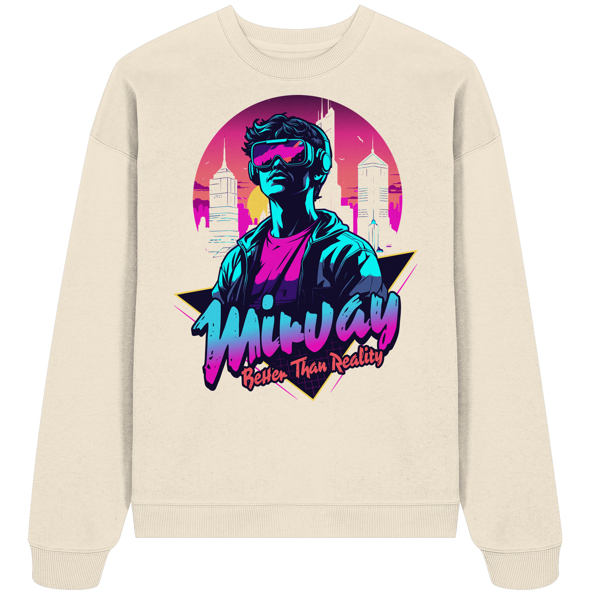 Mirvay Fancy Reality - Organic Oversize Sweatshirt