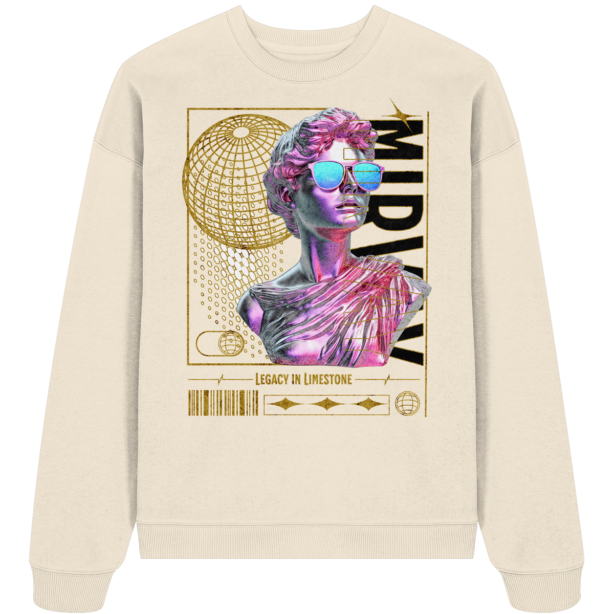 Mirvay Greek Legacy - Organic Oversize Sweatshirt