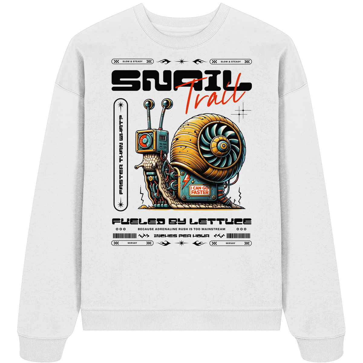 Mirvay Animal Snail - Organic Oversize Sweatshirt